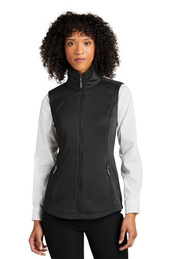 Port Authority® Ladies Collective Smooth Fleece Vest with Lindner Dental logo