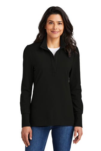 Port Authority® LK829 Ladies Fairway Stretch 1/4-Zip W Lindner Dental logo