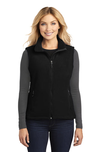 Port Authority® Ladies Value Fleece Vest with Lindner Dental logo