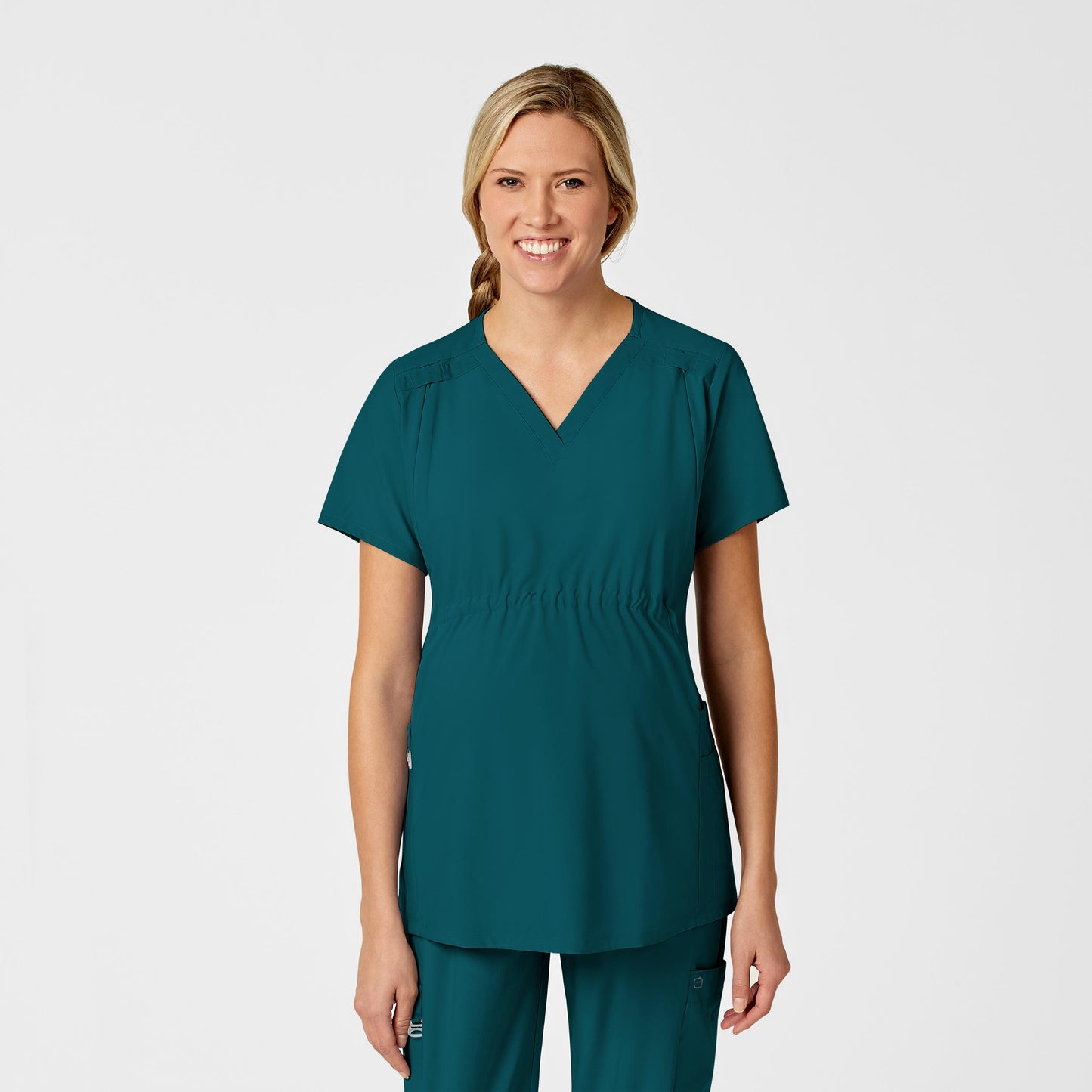 Maternity V-Neck Scrub Top