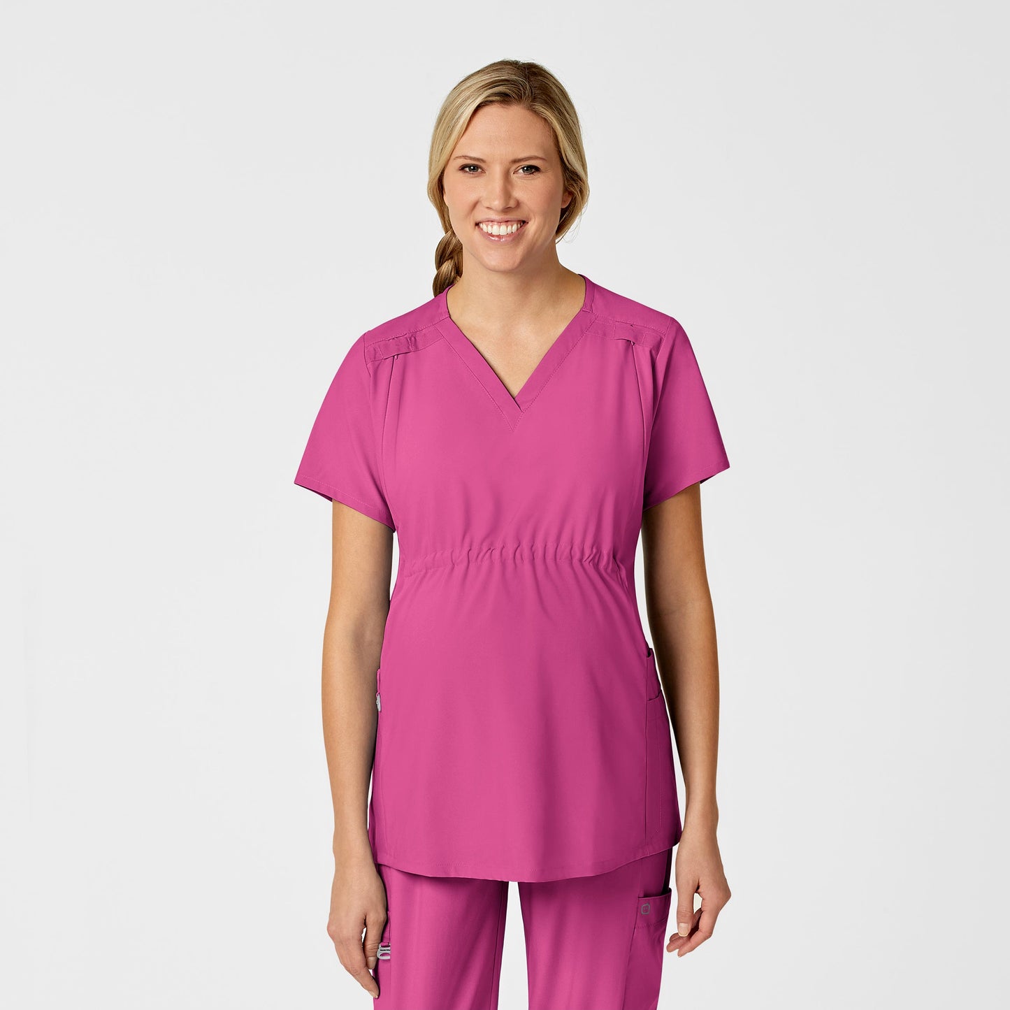 Maternity V-Neck Scrub Top