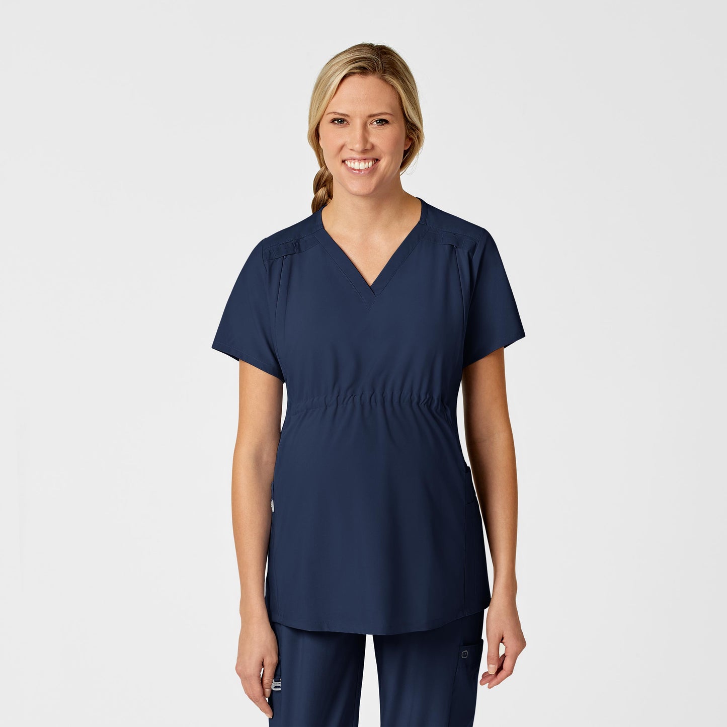 Maternity V-Neck Scrub Top