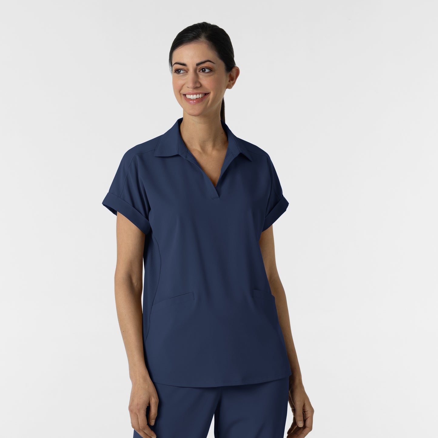 Women’s Collared Scrub Top