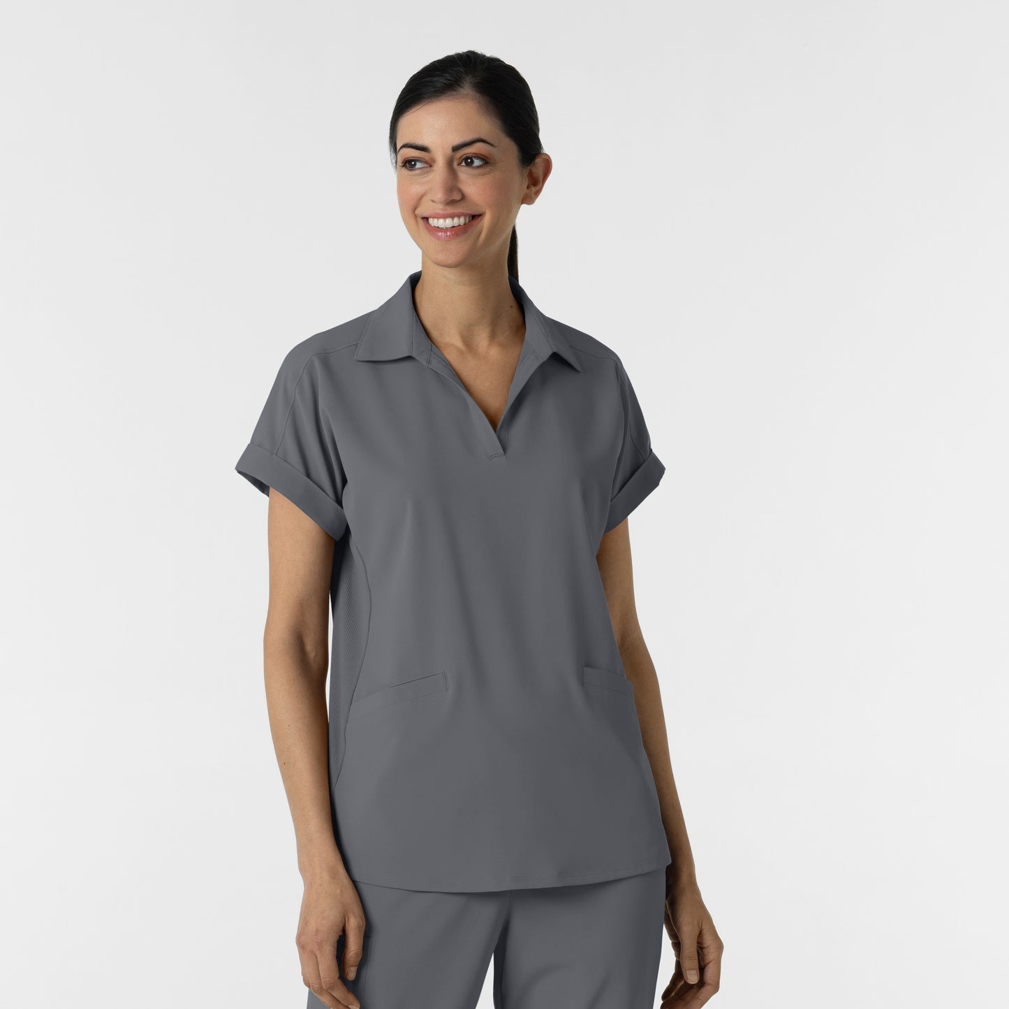 Women’s Collared Scrub Top