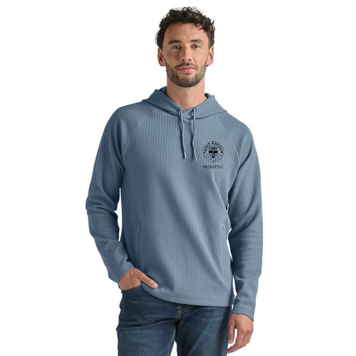 Men's TexturKnit™ Hoodie w/ Saint Anselm Logo