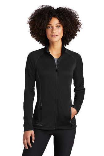 Eddie Bauer ® Ladies Smooth Fleece Full-Zip w/ CMC logo