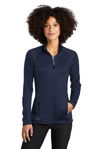 Eddie Bauer ® Ladies Smooth Fleece Full-Zip w/ CMC logo