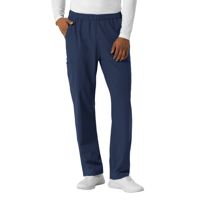 Unisex Navy Straight Leg Cargo Pant-CCMD