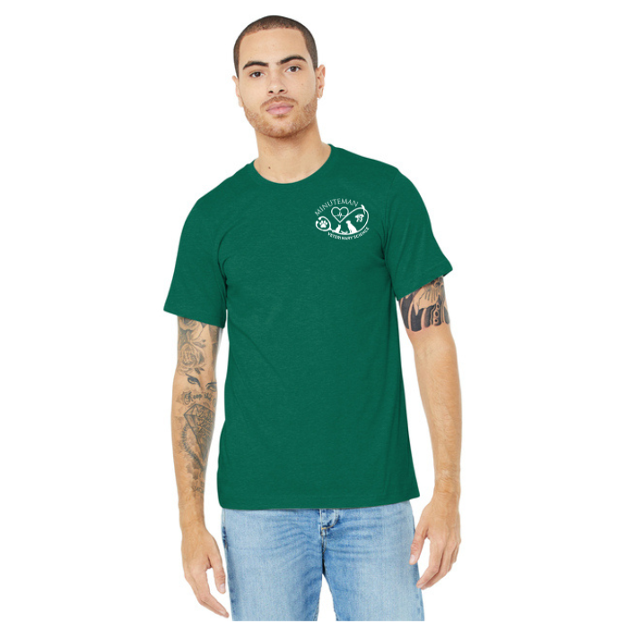 Minuteman Animal Science T-shirt- Heather Grass Green