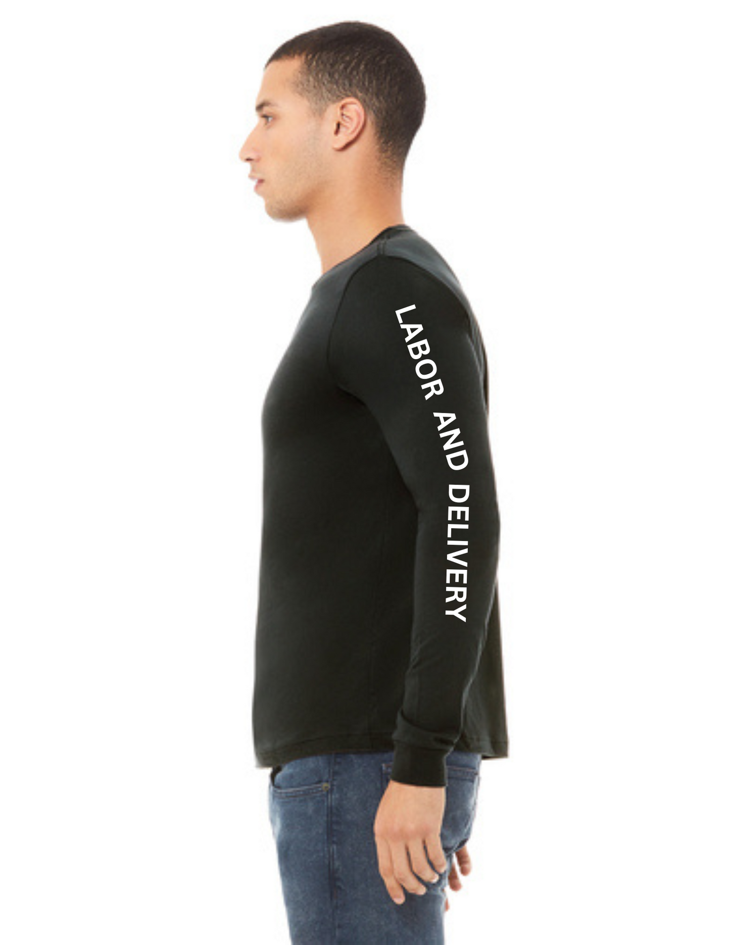 BELLA+CANVAS ® Unisex Jersey Long Sleeve Tee w/ CMC Printed Logos