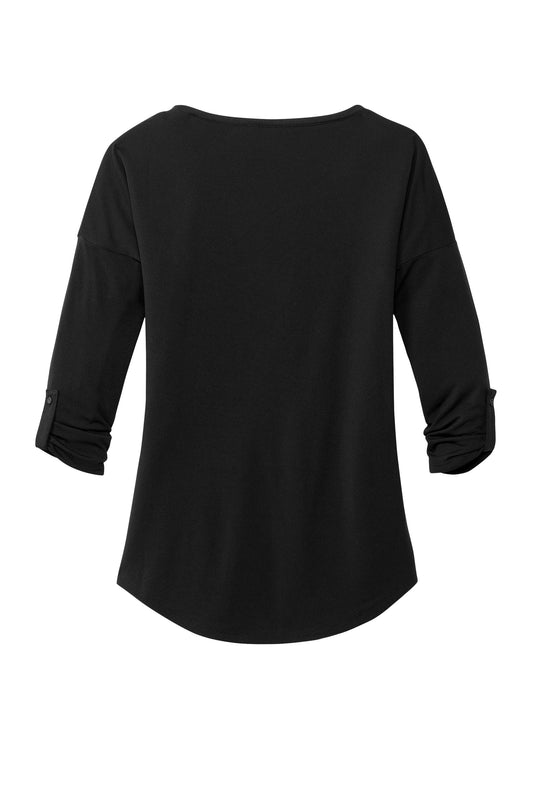 OGIO® LOG141  Women's Gravitate Scoop 3/4-Sleeve w/ Lindner Dental logo