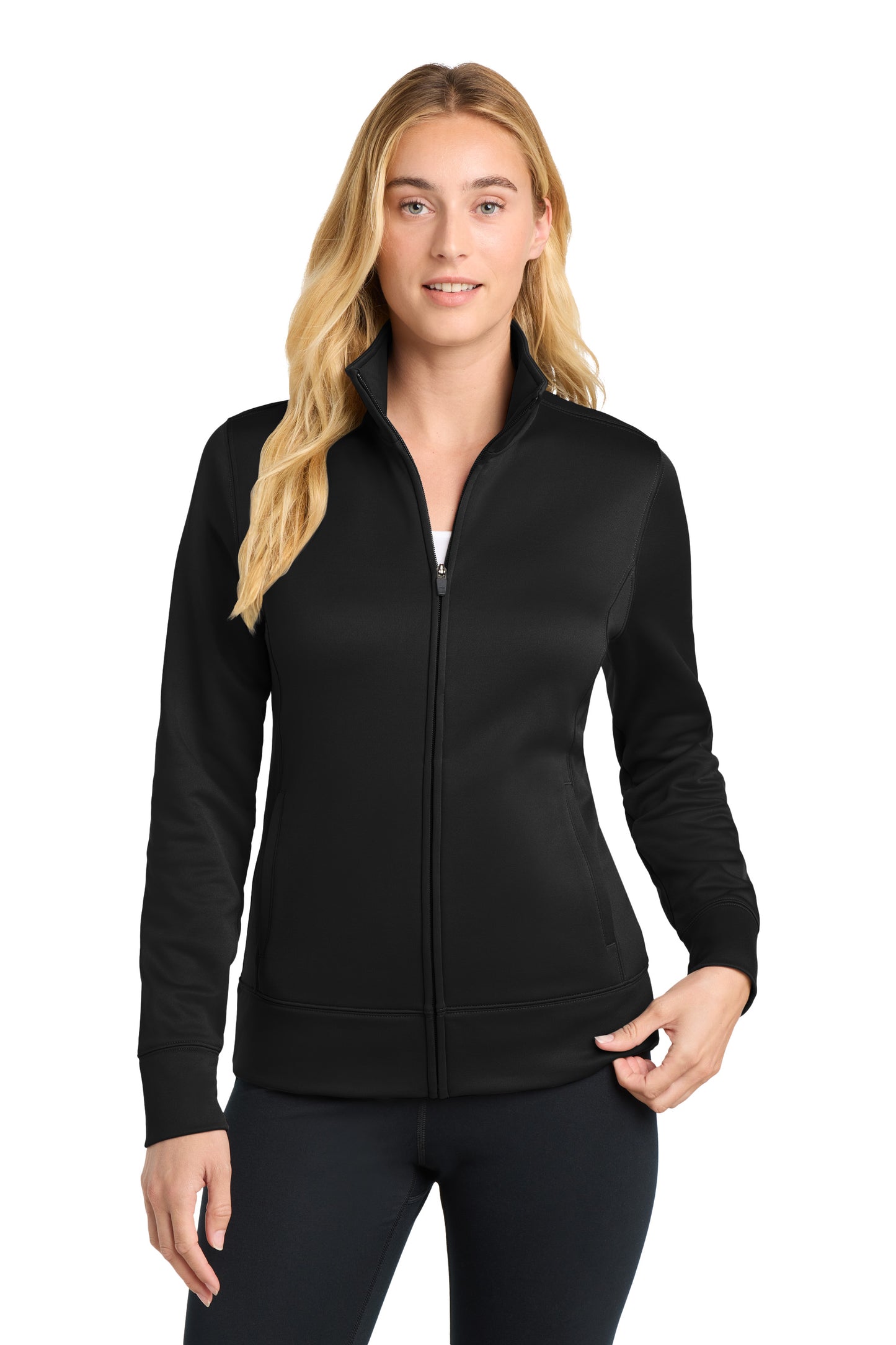 Sport-Tek® Women's Sport-Wick® Fleece Full-Zip Jacket