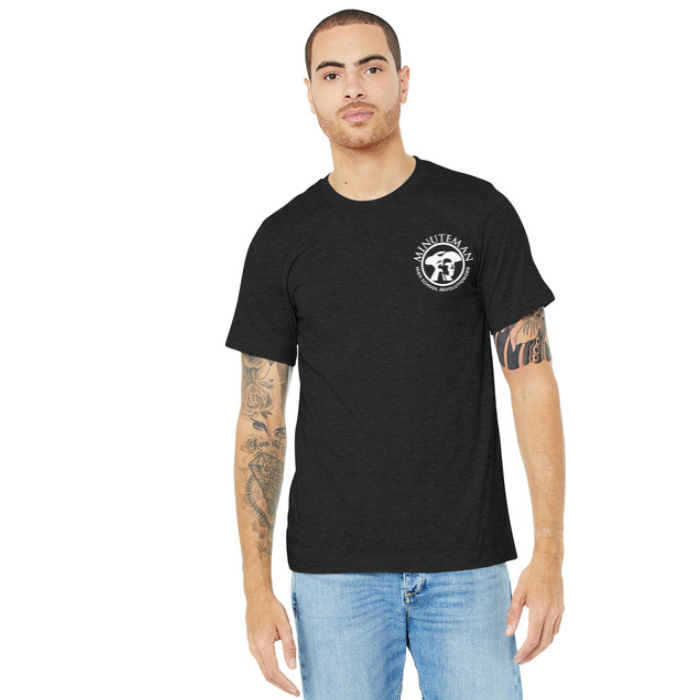 Minuteman Animal Science T-shirt- Black Heather