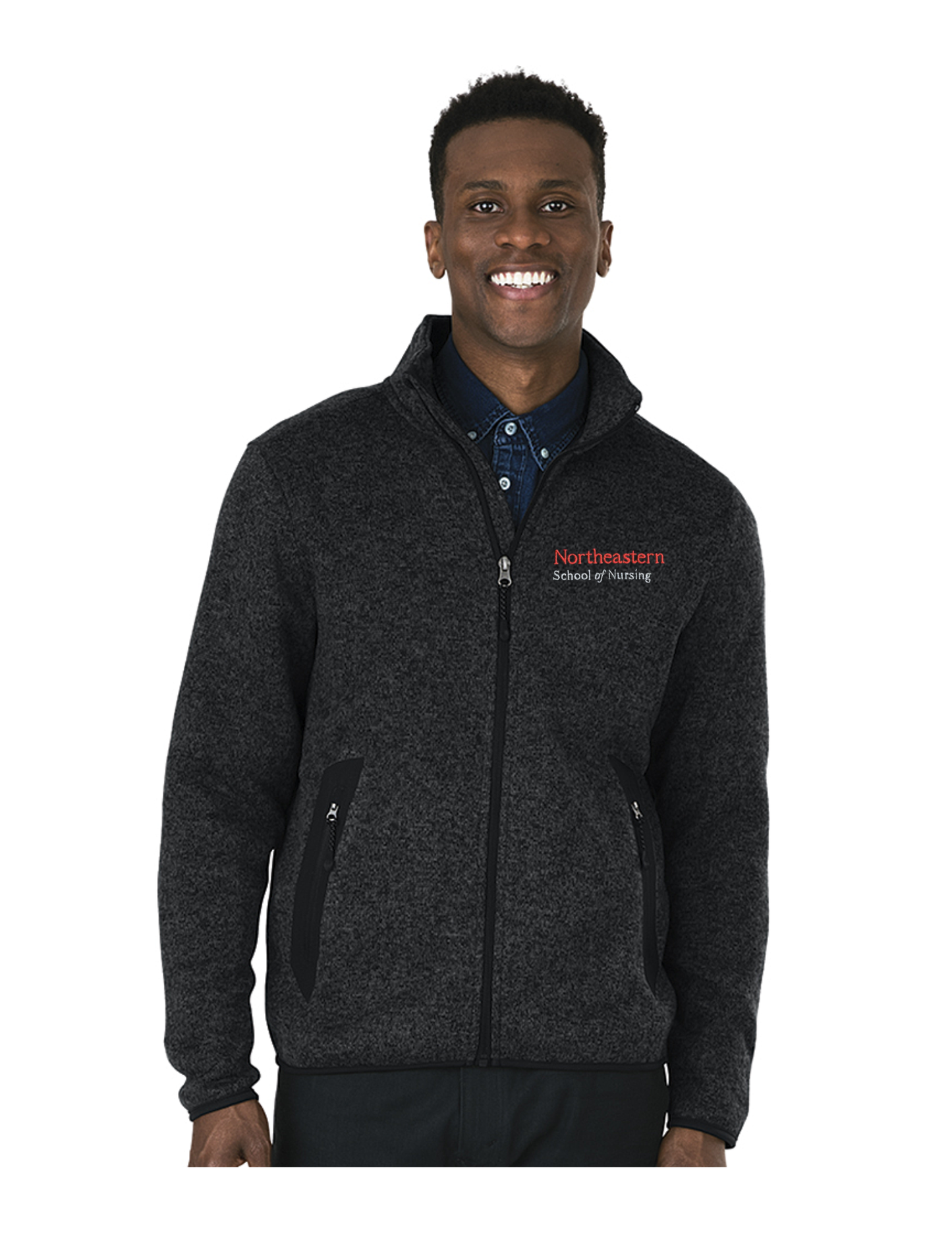 Men's Northeastern Faculty Fleece Heathered Sweater