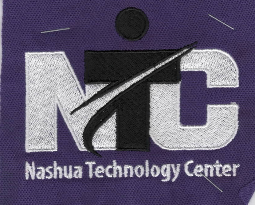 Men's Purple Polo Shirt w/ Nashua High School Logo