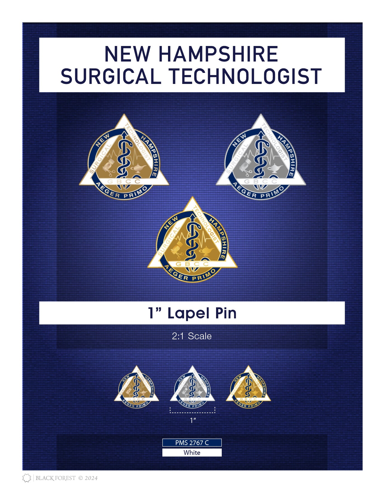 GBCC Surgical Technology Jewelry Pin