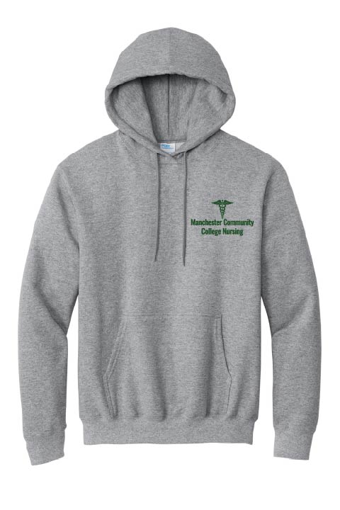 Port & Company® Crewneck Sweatshirt Or Hoodie w/ MCC Caduceus logo