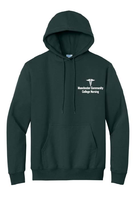 Port & Company® Crewneck Sweatshirt Or Hoodie w/ MCC Caduceus logo