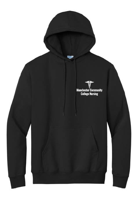 Port & Company® Crewneck Sweatshirt Or Hoodie w/ MCC Caduceus logo