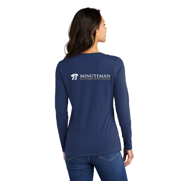 Minuteman Women's School Long Sleeve T - Navy