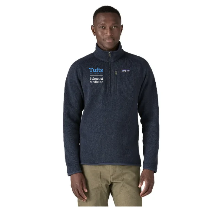 TUSM-Patagonia Men's Better Sweater Quarter Zip Tufts SOM Logo