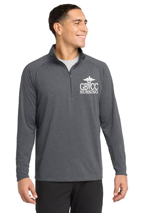Sport-Tek® Men's Sport-Wick® Stretch 1/4-Zip Pullover w/ choice of GBCC Logo