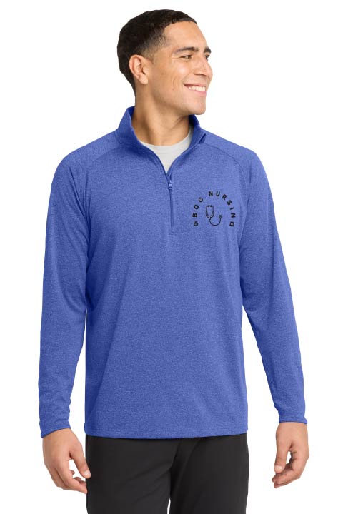 Sport-Tek® Men's Sport-Wick® Stretch 1/4-Zip Pullover w/ choice of GBCC Logo