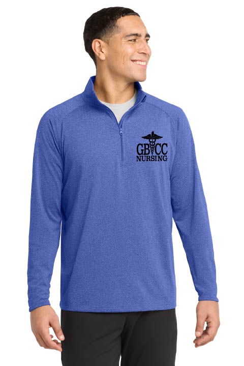 Sport-Tek® Men's Sport-Wick® Stretch 1/4-Zip Pullover w/ choice of GBCC Logo