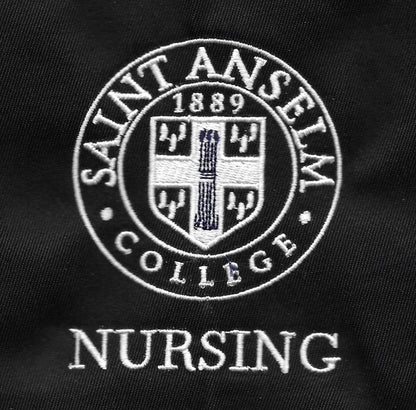 Women's Heathered Fleece Vest w/ St. Anselm Nursing Logo