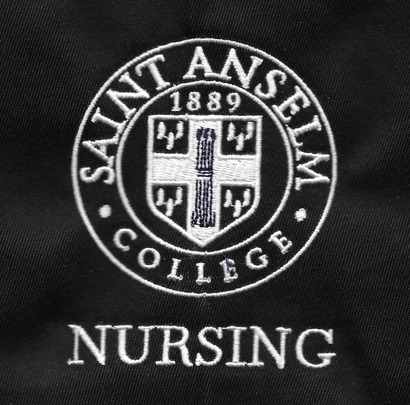 Men's Heathered Fleece Vest w/St. Anselm Nursing Logo
