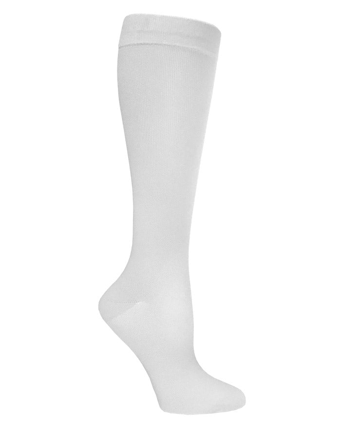 Compression Stockings in White and Grape