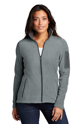 Women's Port Authority® Summit Fleece Full-Zip Jacket - Lindner Logo