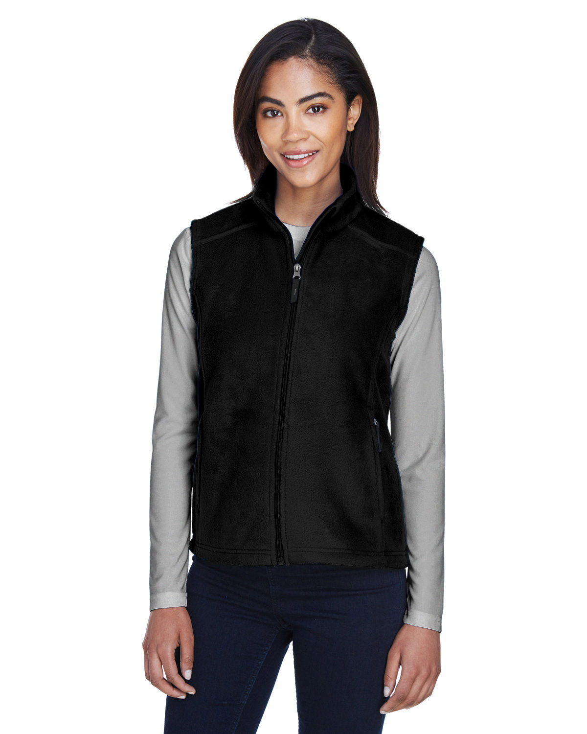 Core 365 Ladies' Journey Fleece Vest with Lindner Dental logo