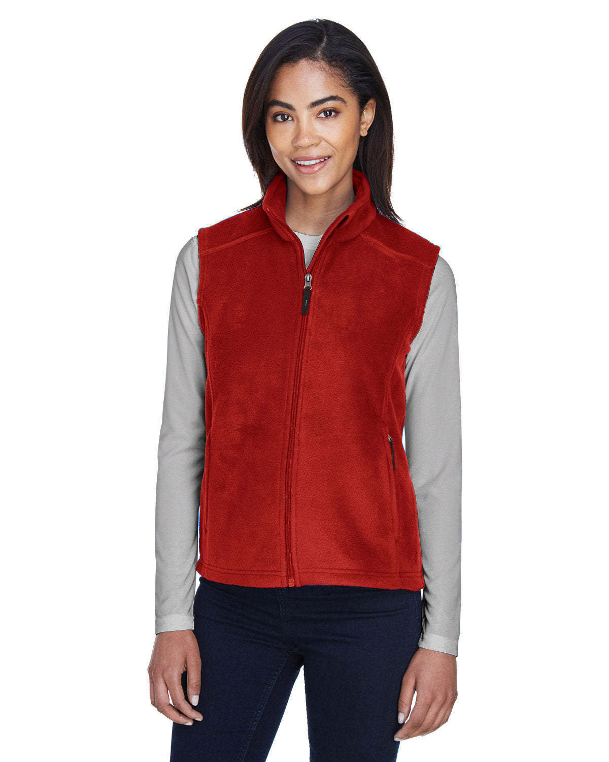 Core 365 Ladies' Journey Fleece Vest with Lindner Dental logo