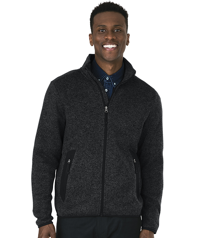 MEN'S HEATHERED FLEECE JACKET W/ MEDICAL 4 LOGO