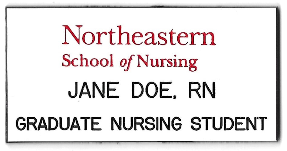 Name Pin - Northeastern