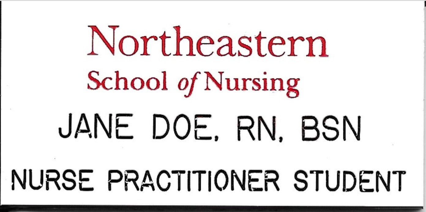 Name Pin - Northeastern
