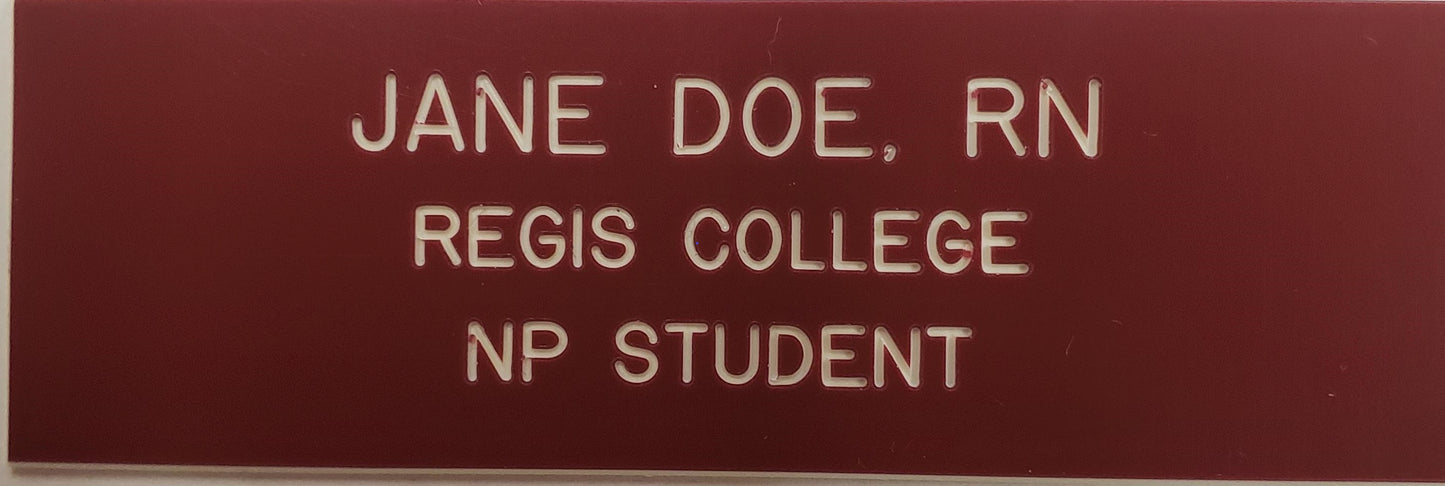 Name Pin - Regis Nursing
