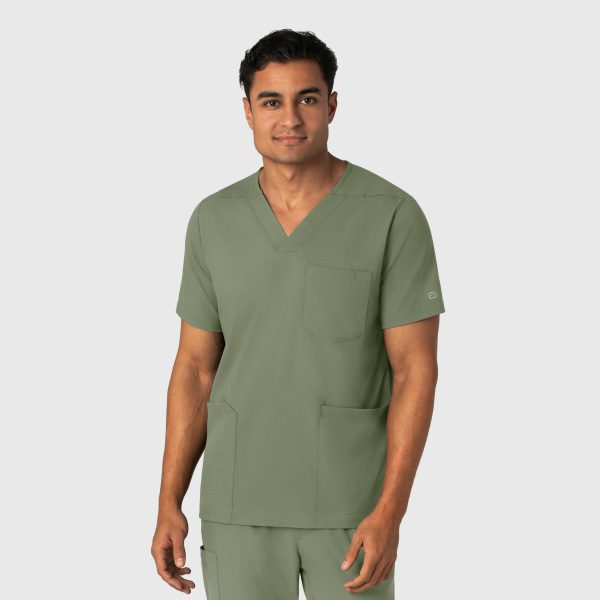 Men's Boundless Multi Pocket V-Neck Scrub Top