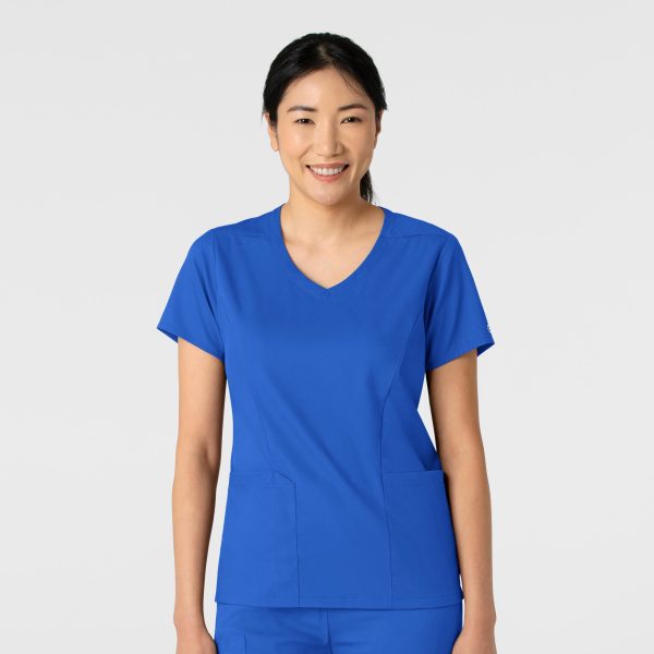 Women's Boundless 2-Pocket V-Neck Scrub Top