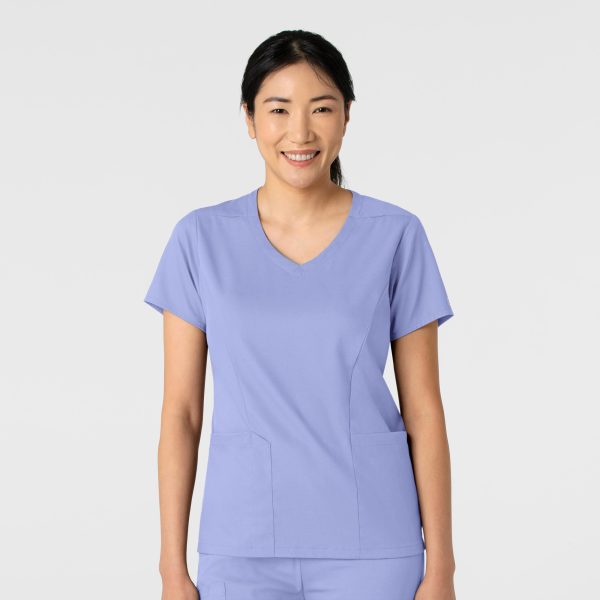 Women's Boundless 2-Pocket V-Neck Scrub Top