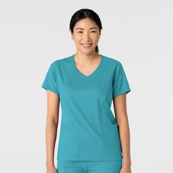 Women's Boundless 2-Pocket V-Neck Scrub Top
