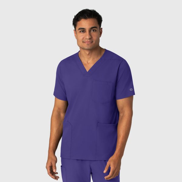 Men's Boundless Multi Pocket V-Neck Scrub Top