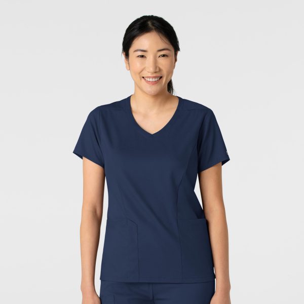 Women's Boundless 2-Pocket V-Neck Scrub Top