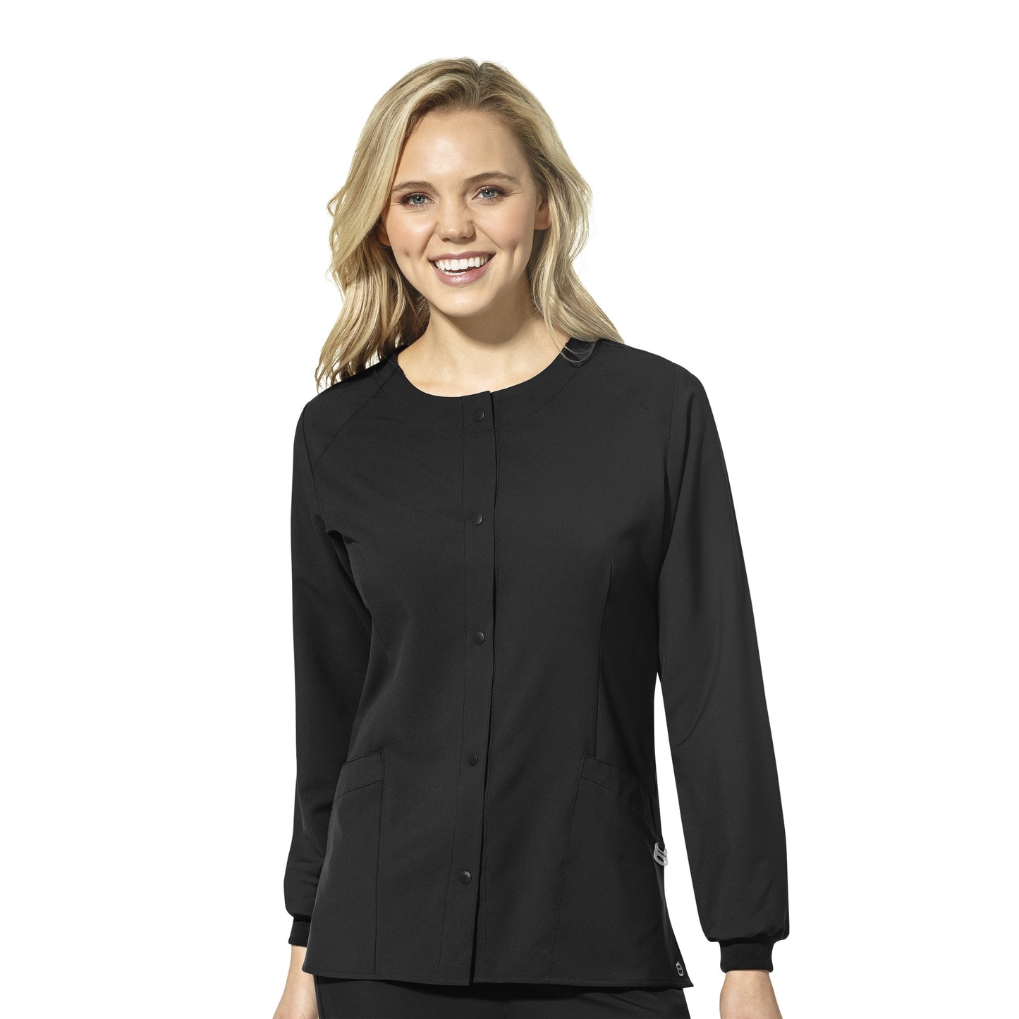 Women's Northeastern Nursing Embroidered Scrub Jacket-WHILE SUPPLIES LAST