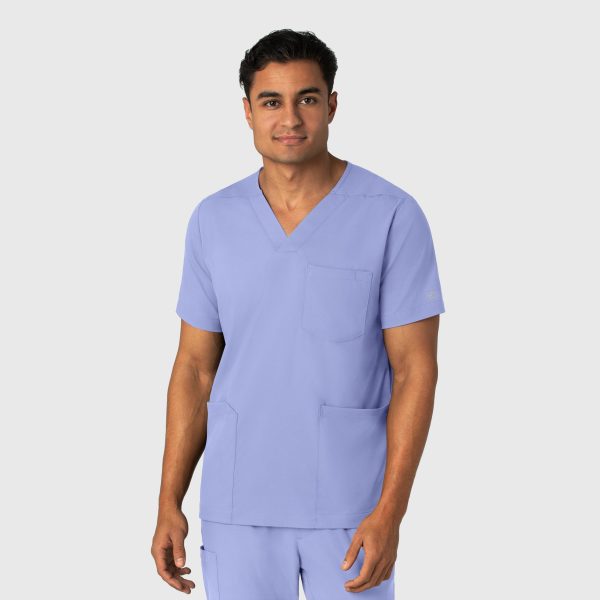 Men's Boundless Multi Pocket V-Neck Scrub Top