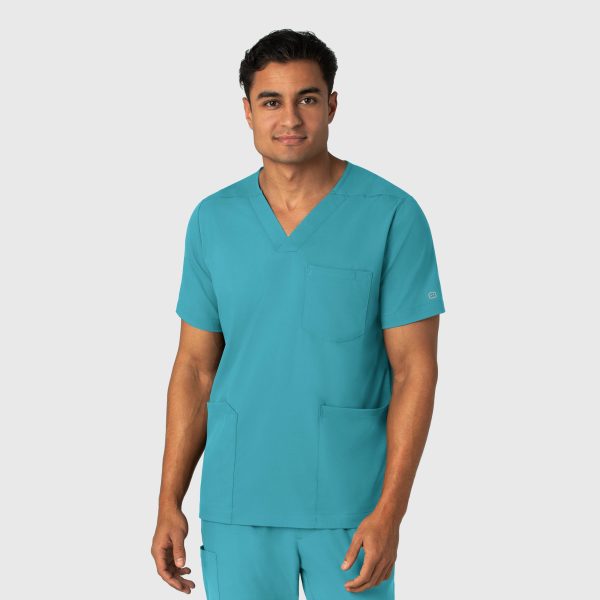 Men's Boundless Multi Pocket V-Neck Scrub Top