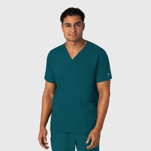 Men's Boundless Multi Pocket V-Neck Scrub Top