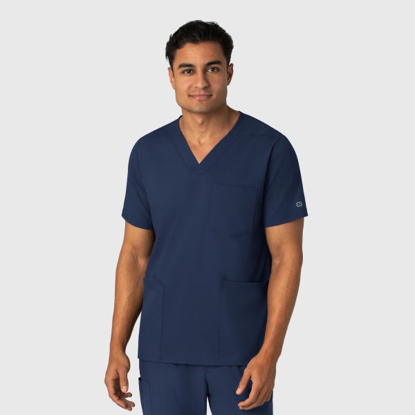 Men's Boundless Multi Pocket V-Neck Scrub Top
