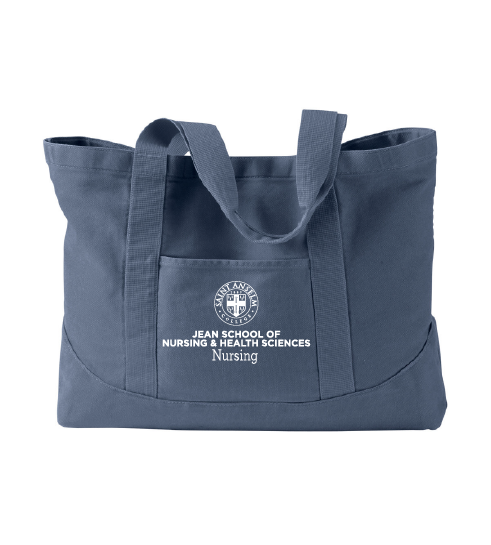 Canvas Tote Bag with St. Anselm Jean School Logo